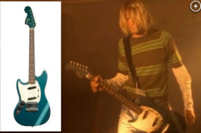 Gitar Milik Kurt Cobain Dalam Klip 'Smells Like Teen Spirit' terjual Rp65,9 Miliar