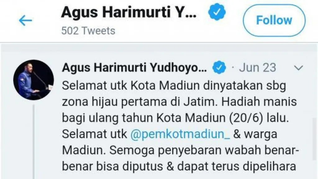 Zona Hijau, Partai Demokrat Apresiasi Kinerja Pemkot Madiun