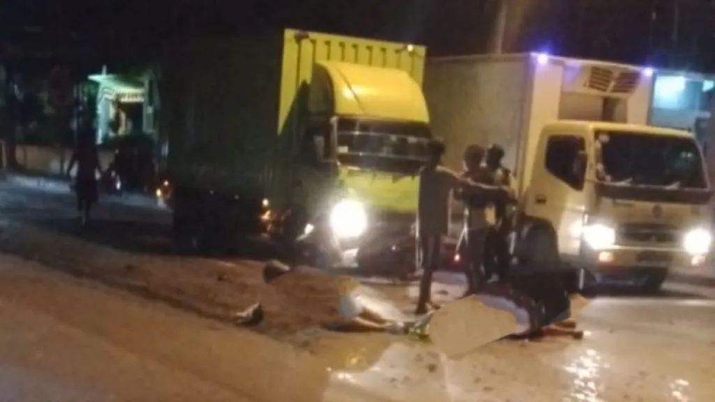 Keluar dari Dunia Karaoke, Dua Wanita Tewas Ditabrak Truk