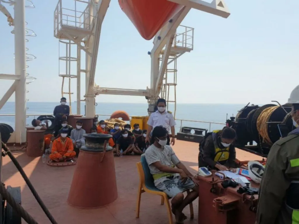 16 Korban Kapal Terbakar di Laut Jawa Bangka Belitung, Diselamatkan Tanker