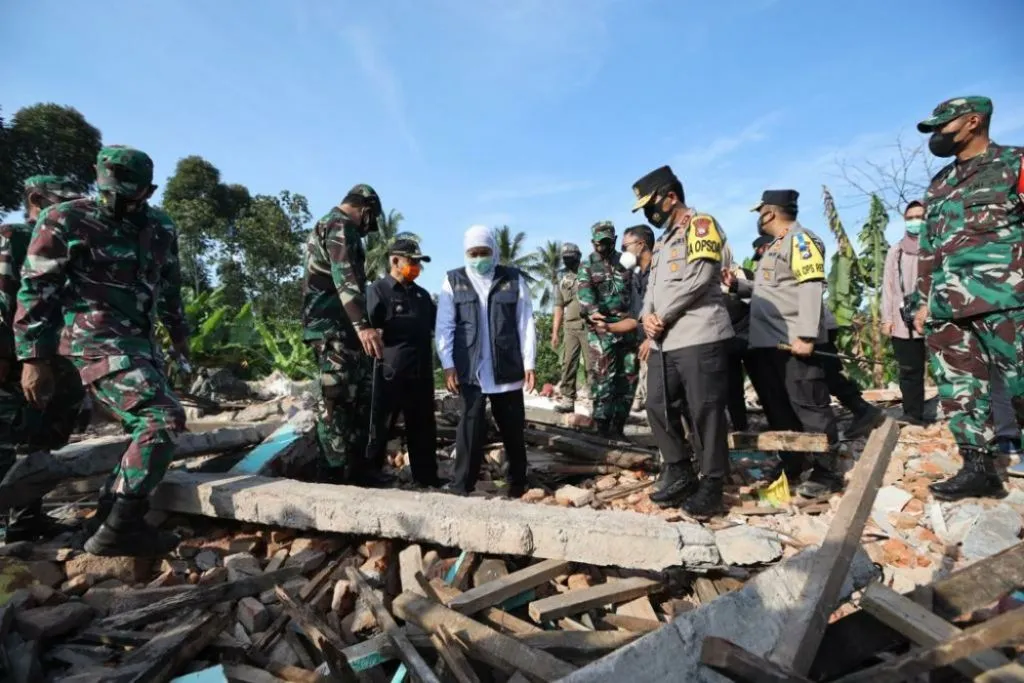 Forkopimda Jatim Berikan Rumah Sederhana bagi Korban Bencana