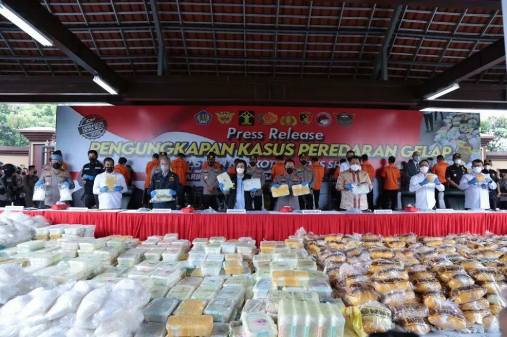 Mabes Polri Ungkap 2,5 Ton Sabu Asal Timur Tengah-Malaysia