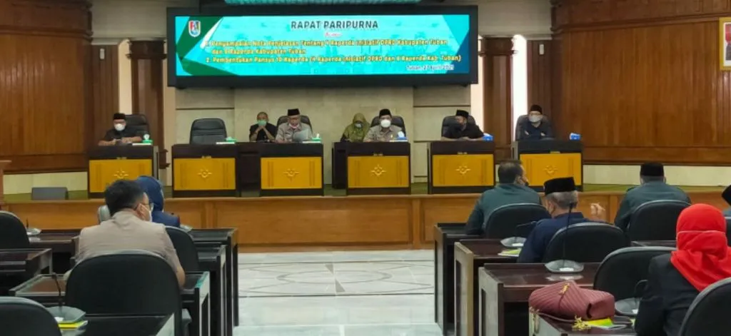 DRPR Tuban bersama Pemkab, Bentuk Pansus untuk 10 Raperda