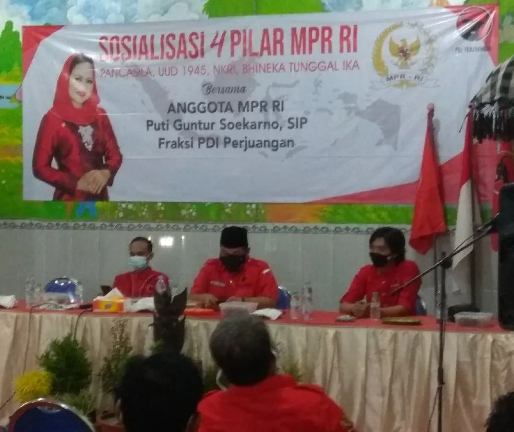 Sosialisasi 4 Pilar, Puti Ingatkan Ideologi Bangsa harus Dijaga
