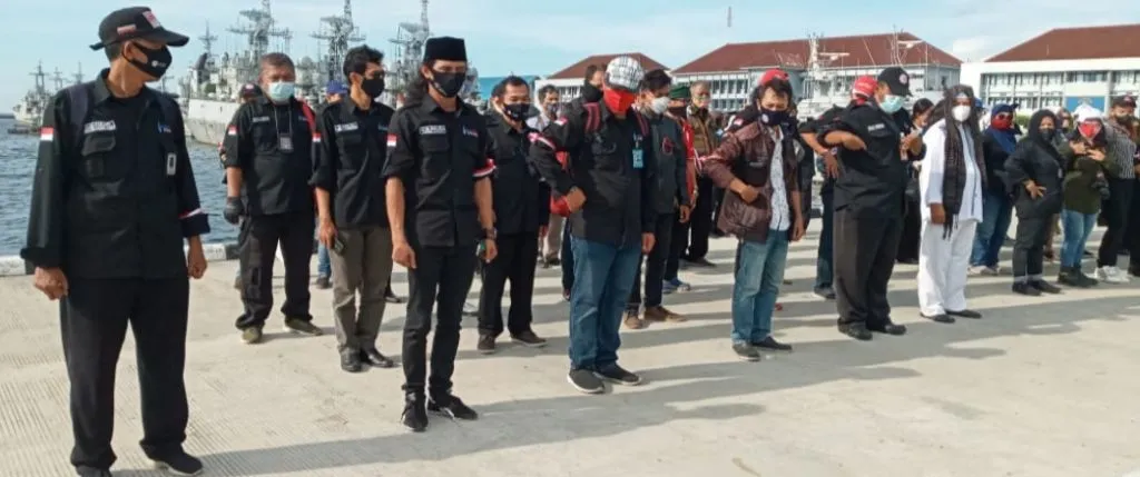 Lantamal 3 Fasilitasi Puluhan Wartawan Gelar Tabur Bunga