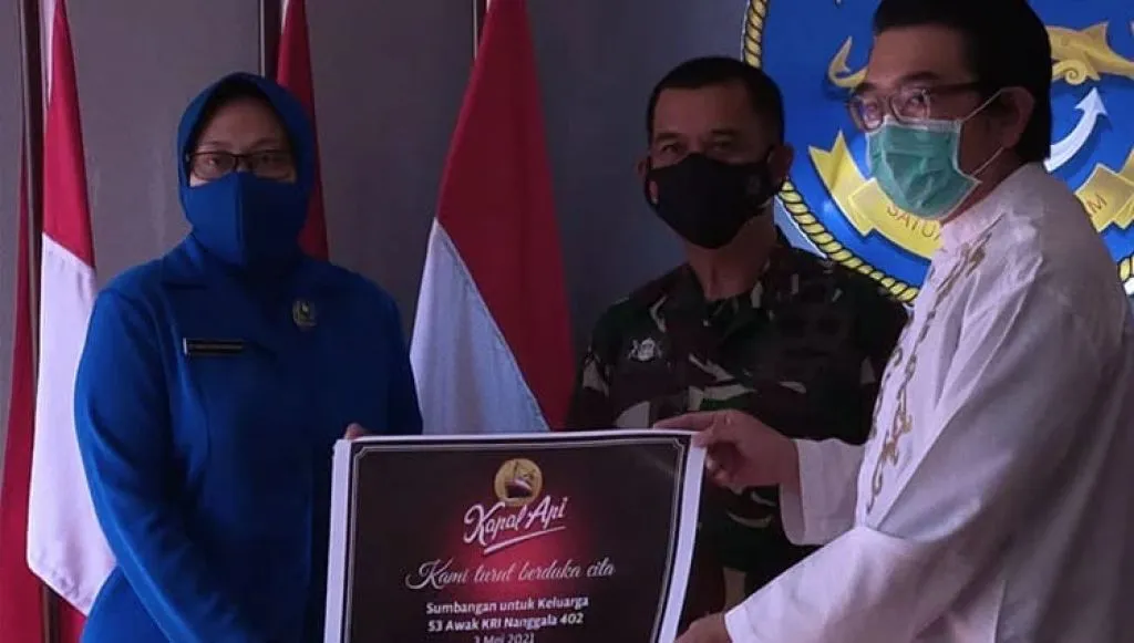 Kapal Api Grup Donasikan 1 Miliar untuk Keluarga 53 Awak Nanggala 402