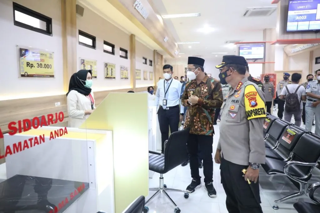 Bupati Sidoarjo Launching Mini Mal Pelayanan Publik Polresta Sidoarjo