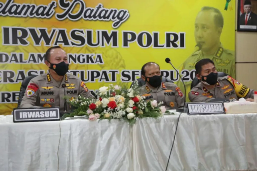 Tim Supervisi Mabes Polri Beri Pengarahan SOP Prokes ke Kapolres Se-Malang Raya