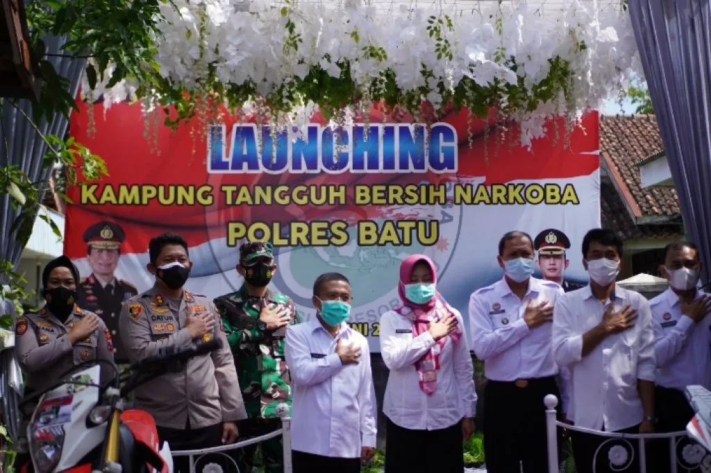 Desa Pendem Disematkan sebagai Kampung Tangguh Bersih Narkoba