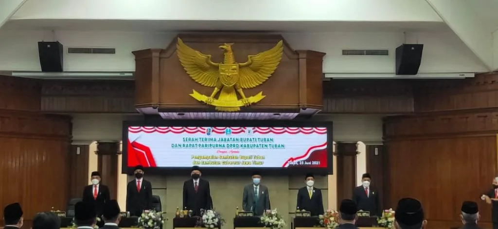 DPRD Tuban Rapat Paripurna Penyampaian Sambutan Bupati dan Wakil Bupati Tuban