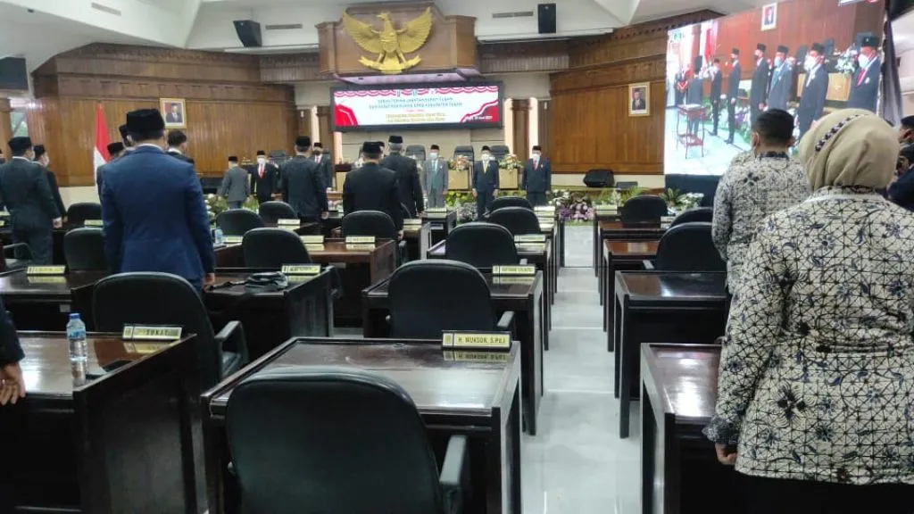 Banyak Kursi Kosong saat Rapat Paripurna dan Sertijab Bupati dan Wabup Tuban
