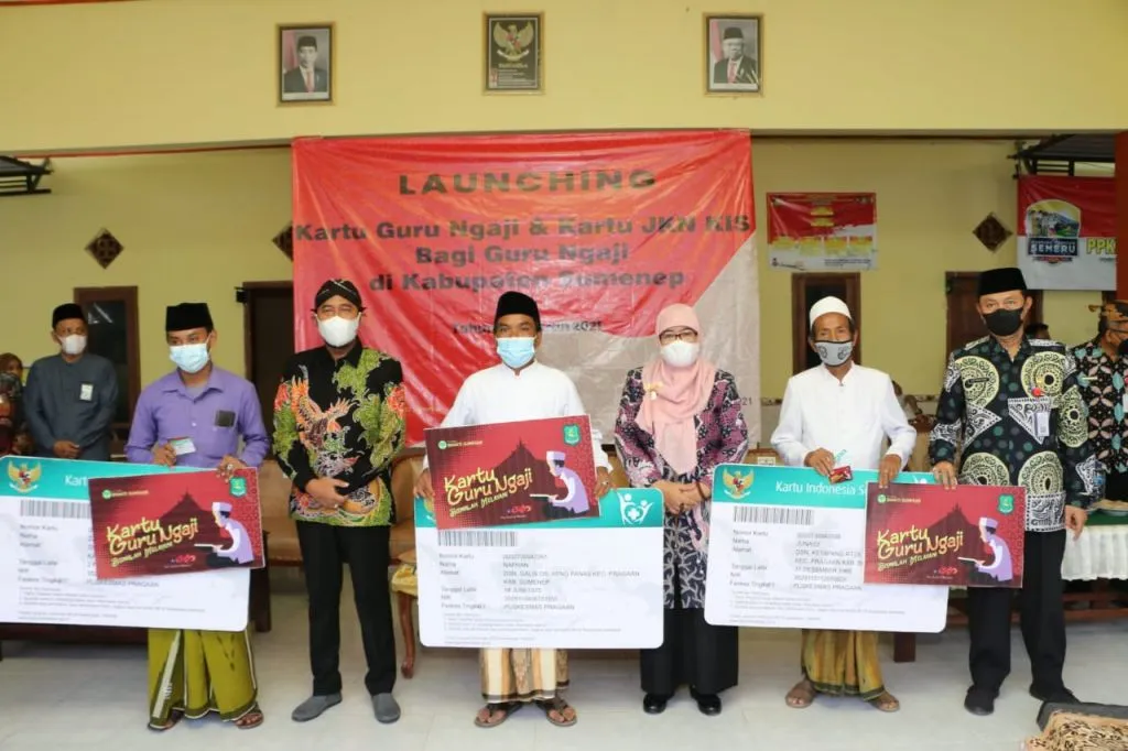 Pemkab Sumenep Launching Kartu Guru Ngaji, Bupati: Kami Titip Masa Depan Anak-Anak