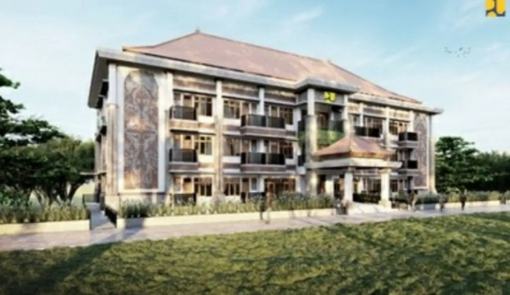 Rusun Sekolah Tinggi Agama Hindu, Dibagun dengan Arsitektur Bali