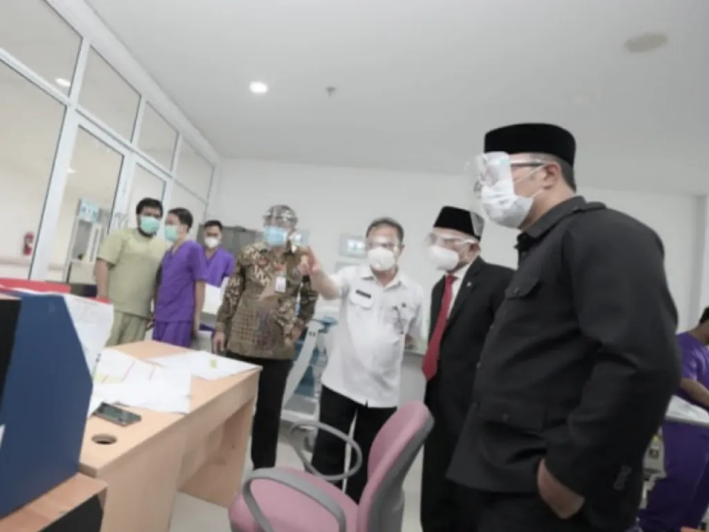 Ridwan Kamil Dampingi Menko PMK Tinjau Pelayanan dan Fasilitas RSKIA Bandung