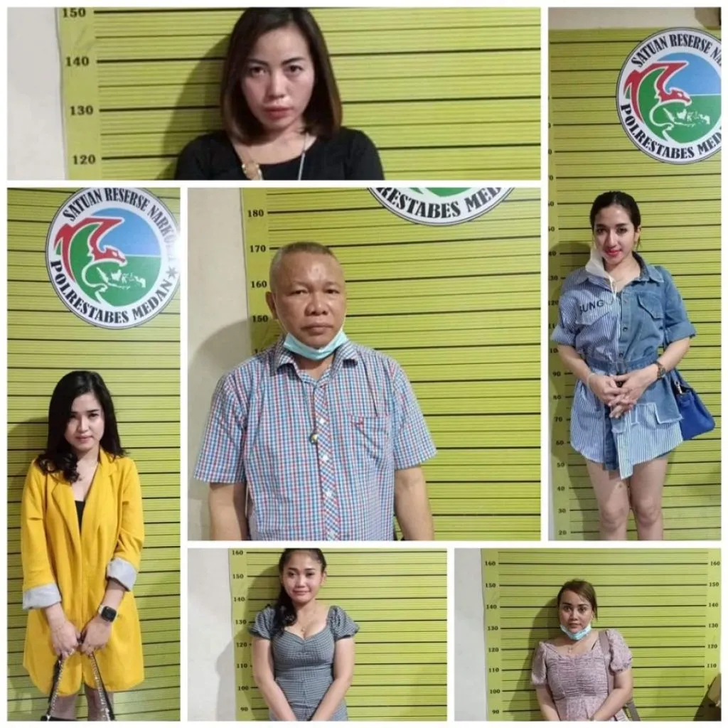Sekda Nias Utara Kepergok Pesta Ekstasi bareng 5 Cewek Seksi di Room Karaoke