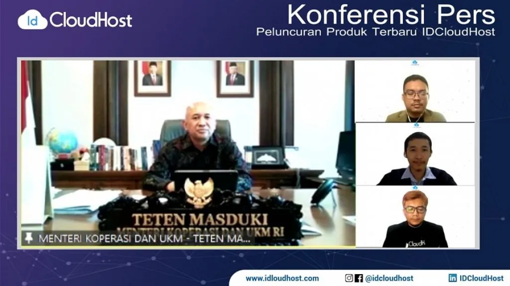 Dukung Digitalisasi UMKM, Teten Apresiasi 2 Layanan Terbaru IDCloud