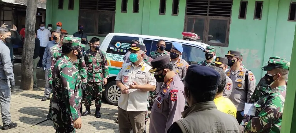 Panglima TNI Bersama Kapolri Cek PPKM Darurat di Pondok Gede