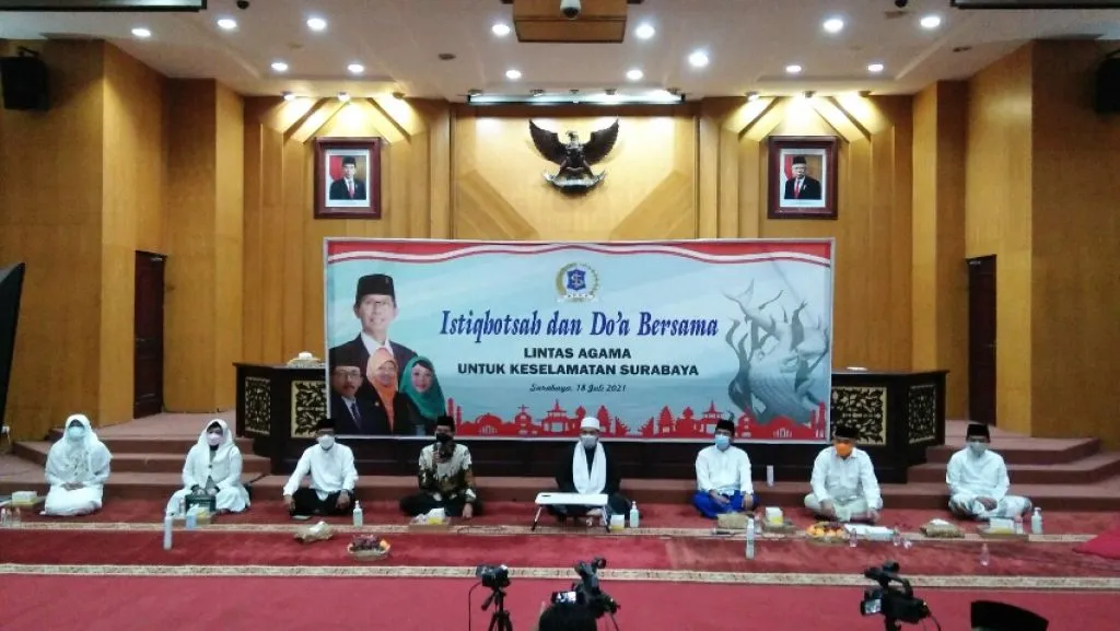 DPRD Gelar Istighotsah Virtual Lintas Agama untuk Keselamatan Surabaya