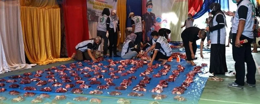 Idul Adha 1442 H, Kejari Depok Sembelih Dua Sapi dan Dua Kambing