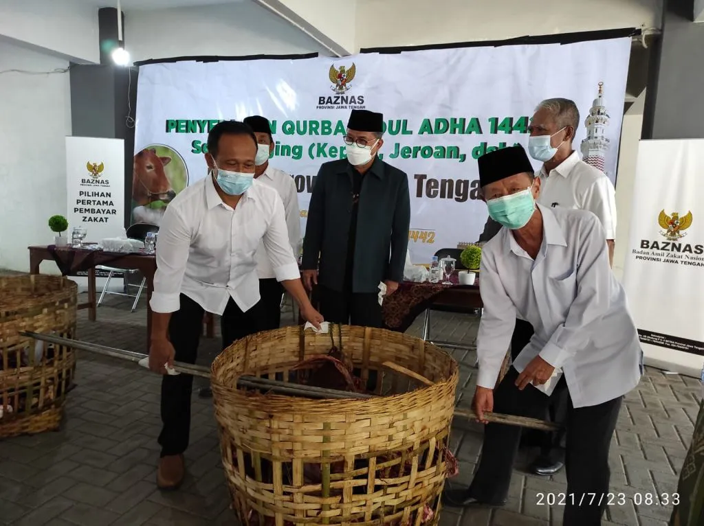Baznas Jateng Sediakan 34 Sapi Dalam Kemasan Kaleng, Dibagikan kepada Mustahik