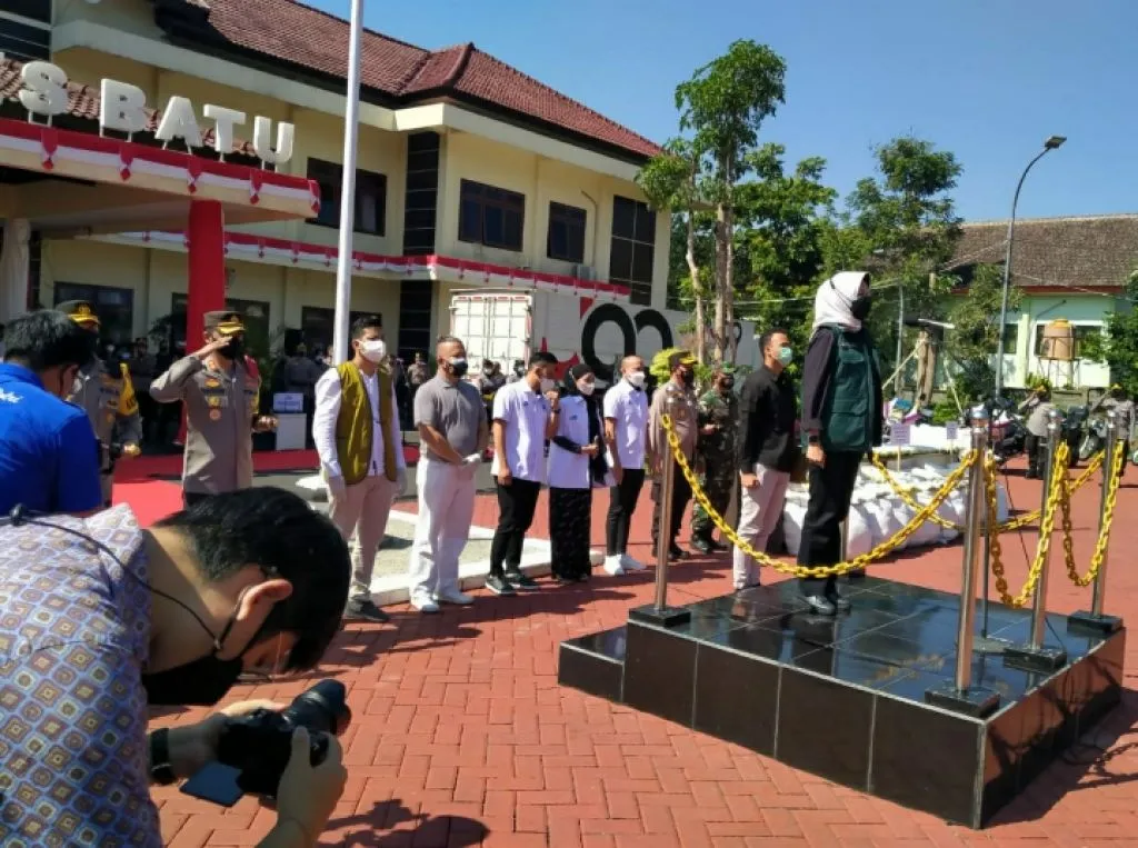Tiga Kapolres se-Malang Raya, Wali Kota Batu Apresiasi Para Donatur