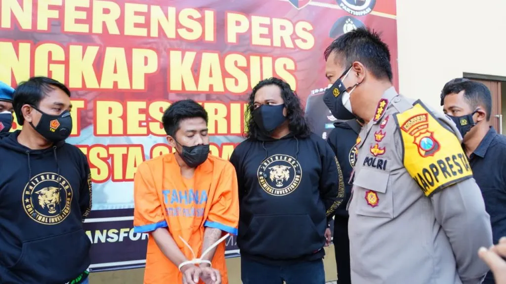 Begal Sadis Asal Pulau Garam, Diringkus Polresta Sidoarjo, Tiga Lainnya Buron