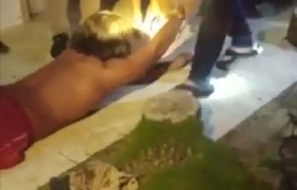 Ditangkap dan Nyaris Dimassa, Pembacok Ketua MUI Labura ternyata Pegawai Sendiri