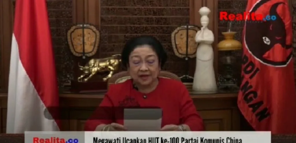 Megawati Ucapkan Selamat Ulang Tahun ke-100 Partai Komunis China