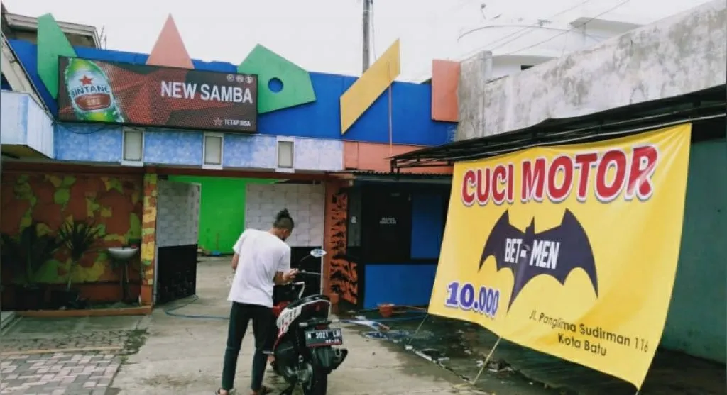 Derita Perpanjangan PPKM, New Samba Karaoke Banting Setir Jadi Cucian Motor