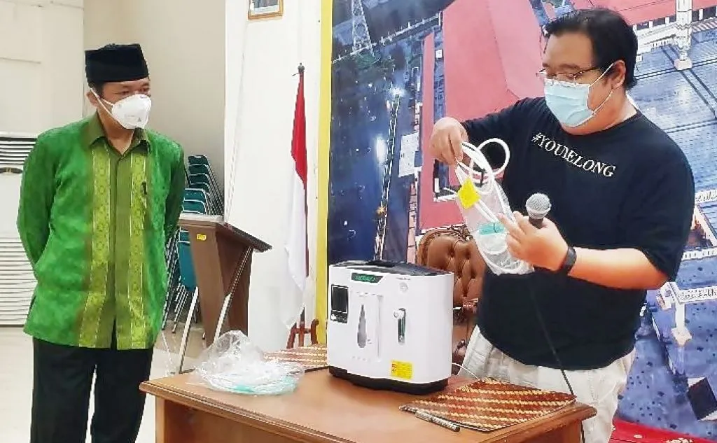 MAJT Terima Sumbangan 10 Oxygen Concentrator dari Yayasan World Harvest