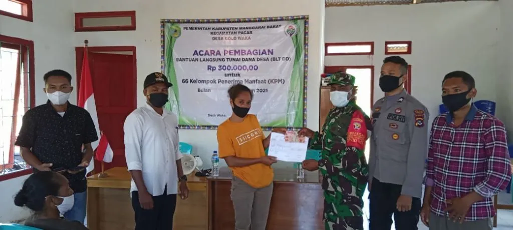 Pemerintah Desa Waka Manggarai Barat, Salurkan BLT DD utuk Dua Bulan