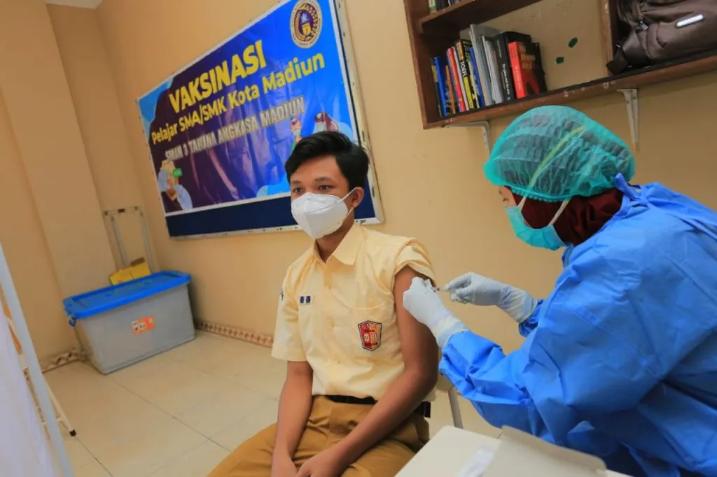 Pemkot Madiun dan BIN Percepat Vaksinasi bagi Pelajar