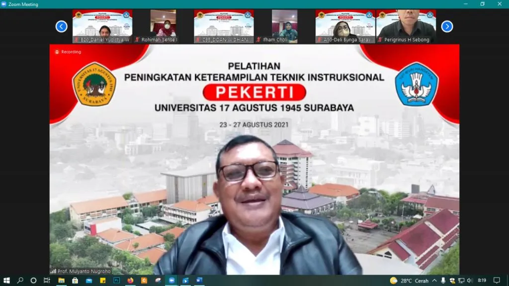 Rektor Universitas 17 Agustus 1945 (Untag) Surabaya, Prof. Dr. Mulyanto Nugroho, MM., CMA., CPA.,
