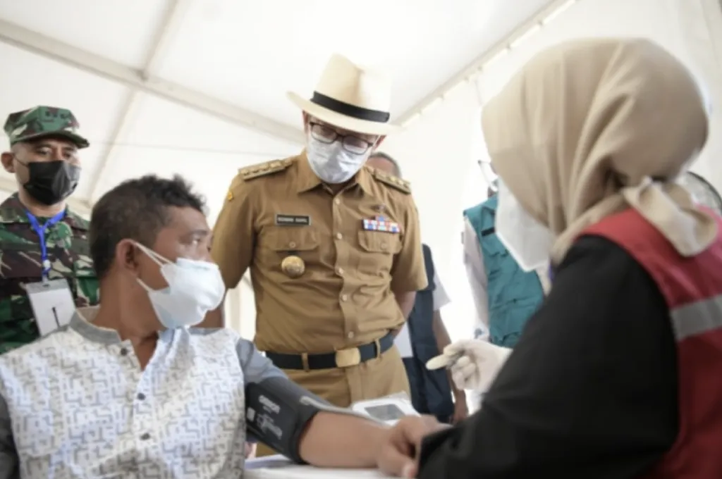 Ridwan Kamil Tinjau Gerakan Vaksinasi COVID-19 Wantannas RI