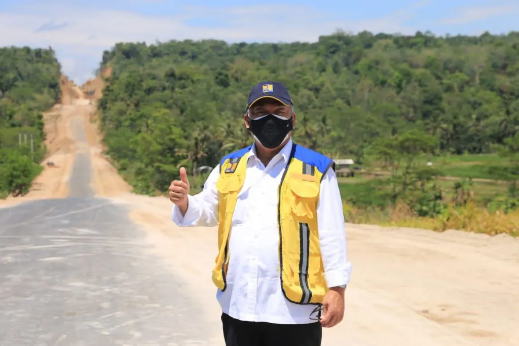 Kementerian PUPR Bangun Jalan Lintas Timur Kuningan