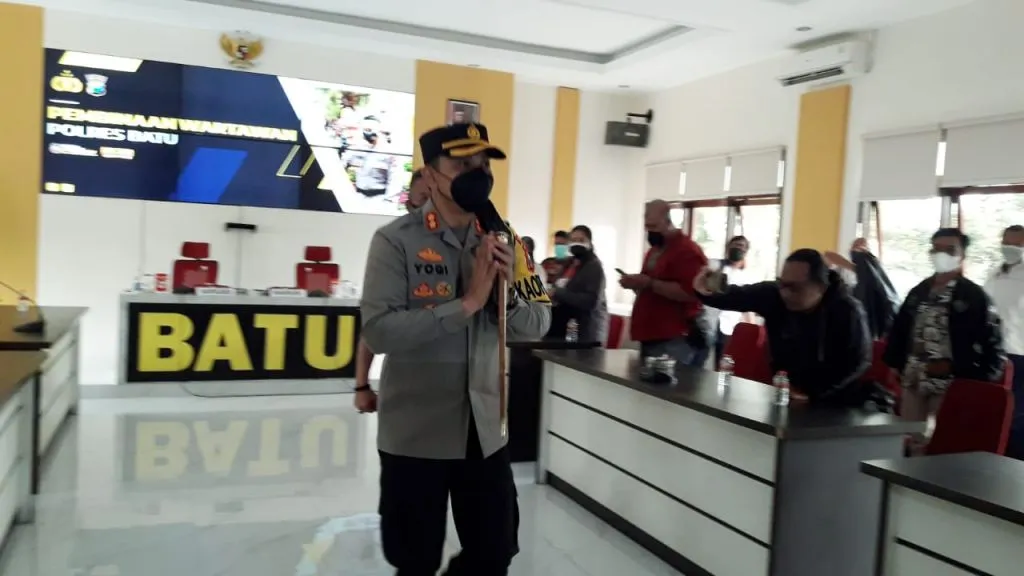 Kapolres Batu, AKBP I Nyoman Yogi Hermawan Gelar Pertemuan dengan Wartawan