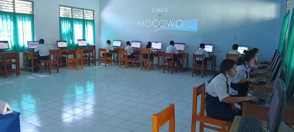 SMPK Santu Antonius Manggarai NTT, Gelar Asesmen Nasional Berbasis Komputer