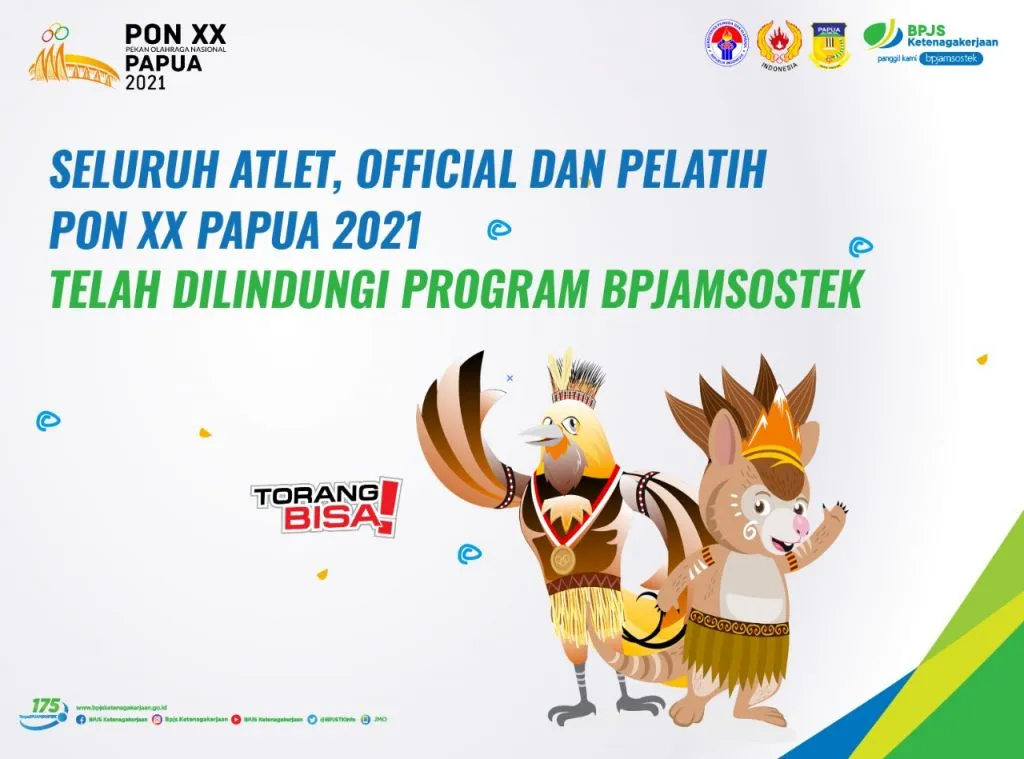 Alami Insiden di PON XX, Atlet Gantole Dilindungi BPJS Ketenagakerjaan