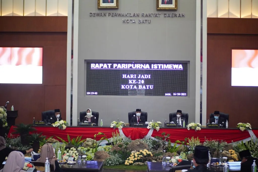 DPRD Kota Batu Bersama Eksekutif Gelar Rapat Paripurna Istimewa