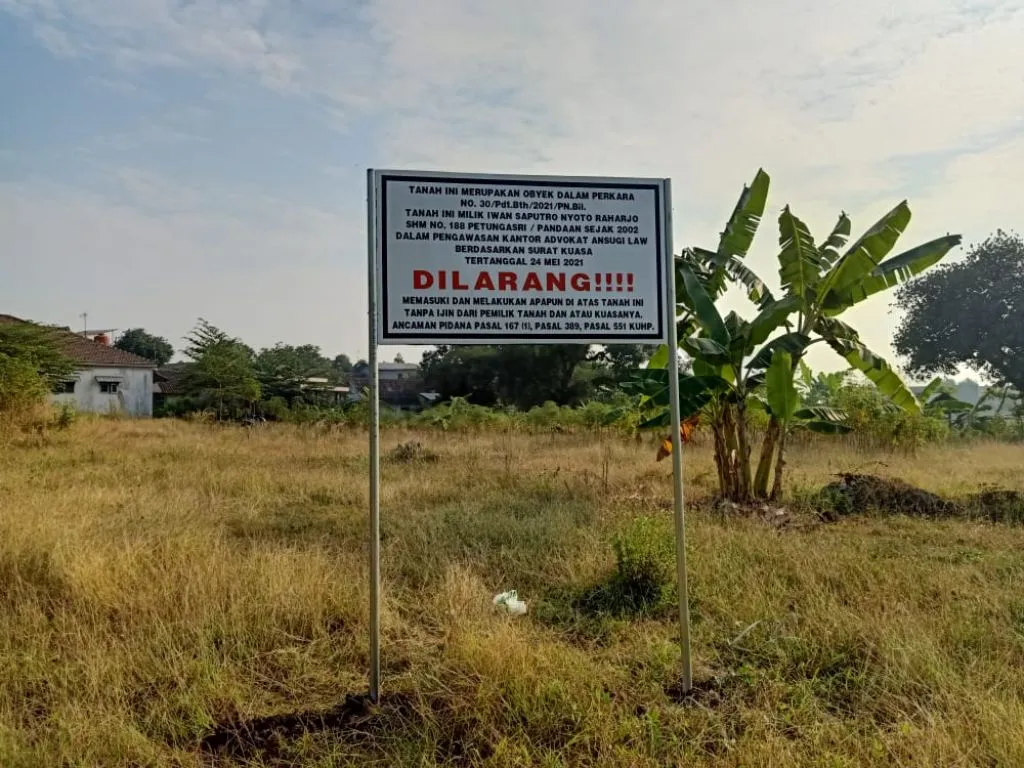 Tanpa Sepengetahuan, Tanah Milik Iwan Saputro Didaftarkan Lelang Orang Lain
