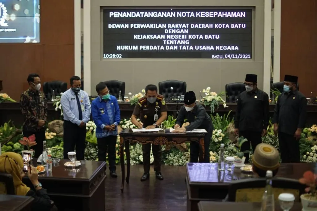 Momen Langka dan Pertama, DPRD Adakan MoU dengan Kejaksaan Negeri Kota Batu