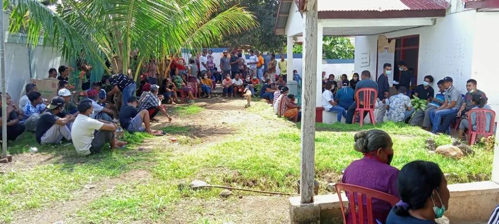 Pelaksanaan Pencoblosan Pilkades Desa Paka, Kabupaten Manggarai, NTT, Berjalan Aman