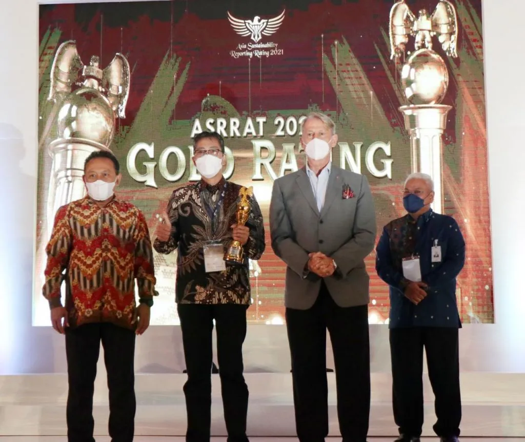 Bank Jatim Raih Penghargaan Gold Rank ASRRAT 2021