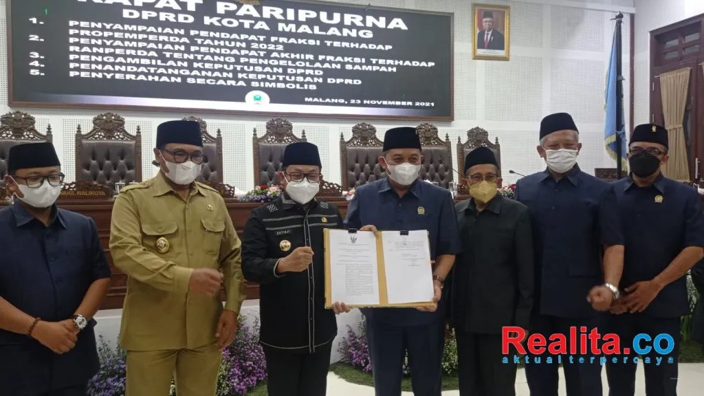 DPRD Setujui Ranperda tentang Pengelolaan Sampah Jadi Perda Kota Malang 2021