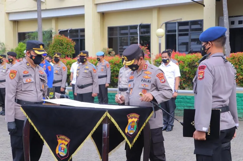Jabatan Kapolres Pringsewu Diserahterimakan