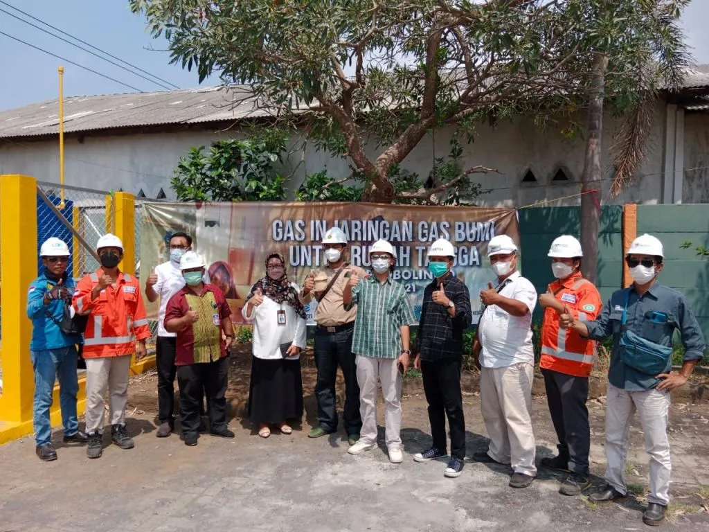 Sepanjang 2021, Aliran Gas Bumi Bertambah ke 23.570 SR di Pasuruan dan Probolinggo