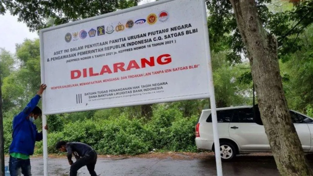 Ratusan Aparat Sita Aset Tommy Soeharto