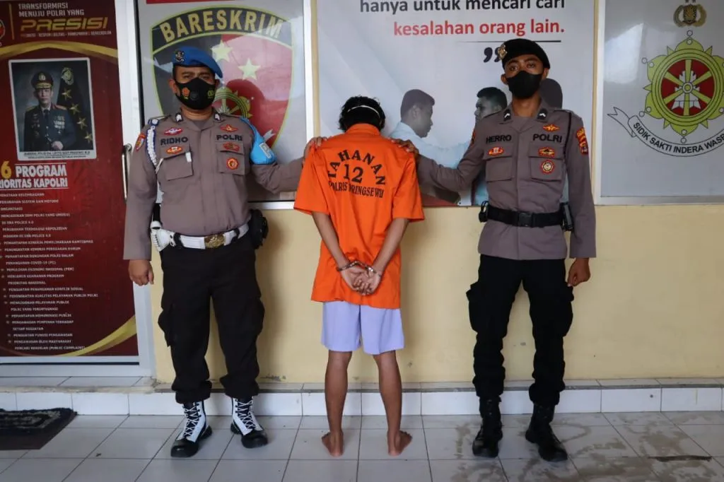 Satreskrim Polres Pringsewu Ringkus Curas Modus Jambret