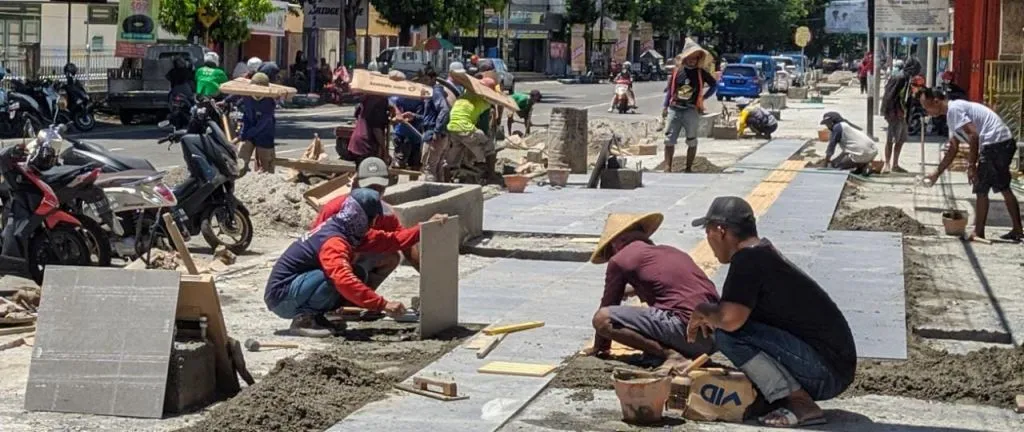 Deadline 21 Desember, Rekanan Proyek Jend Sudirman Ponorogo Terancam Denda