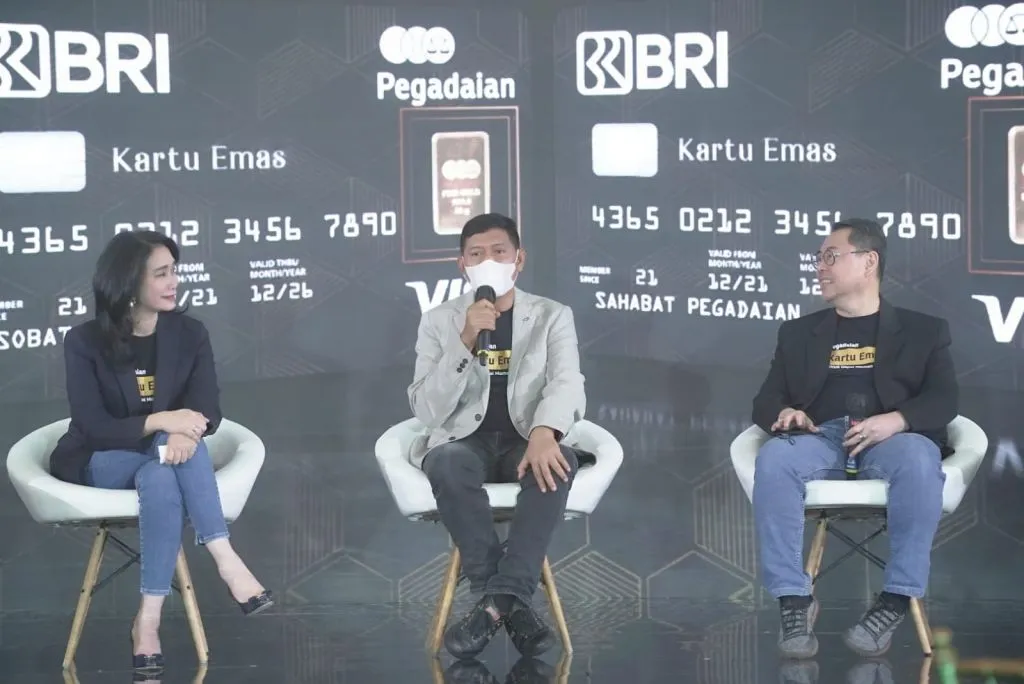 BRI-Pegadaian Luncurkan Kartu Kredit Berbasis Tabungan Emas